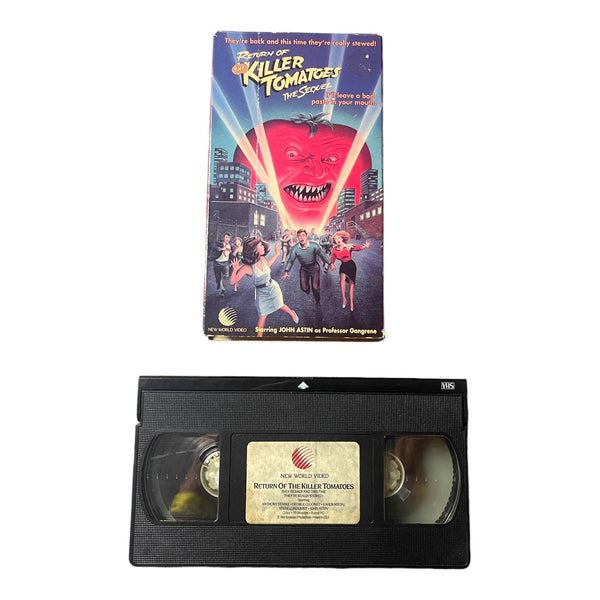 Return of the Killer Tomatoes The Sequal VHS (USED) – MEDIA SMIRK