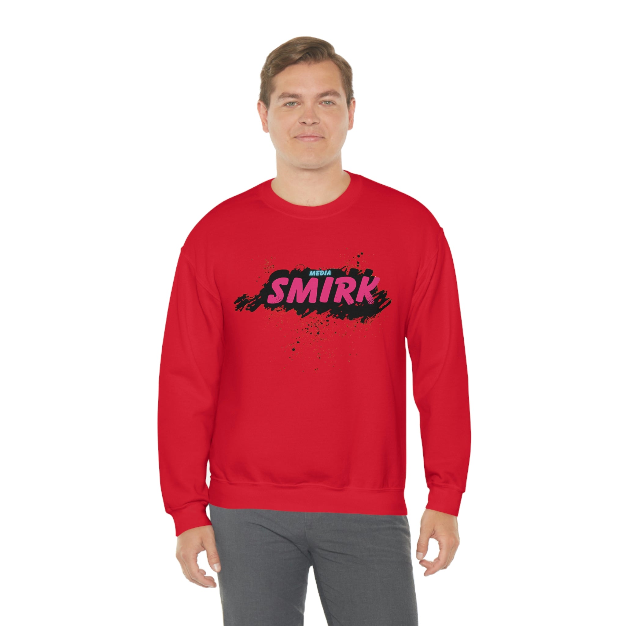 MEDIA SMIRK Crewneck Sweatshirt