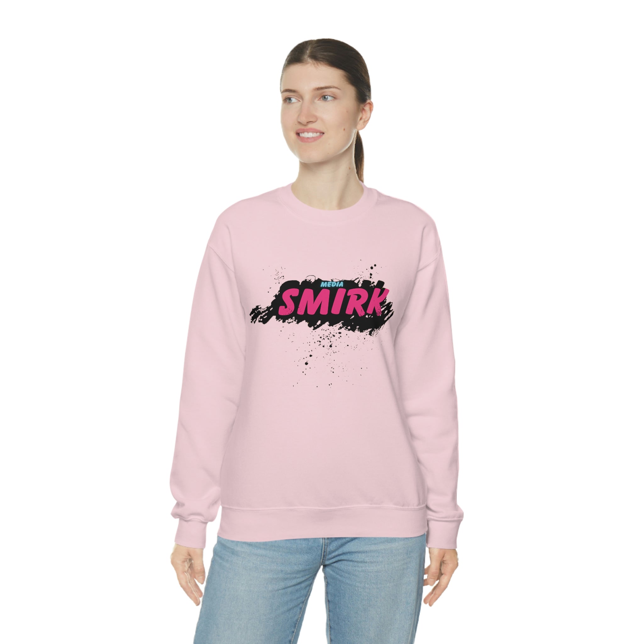 MEDIA SMIRK Crewneck Sweatshirt