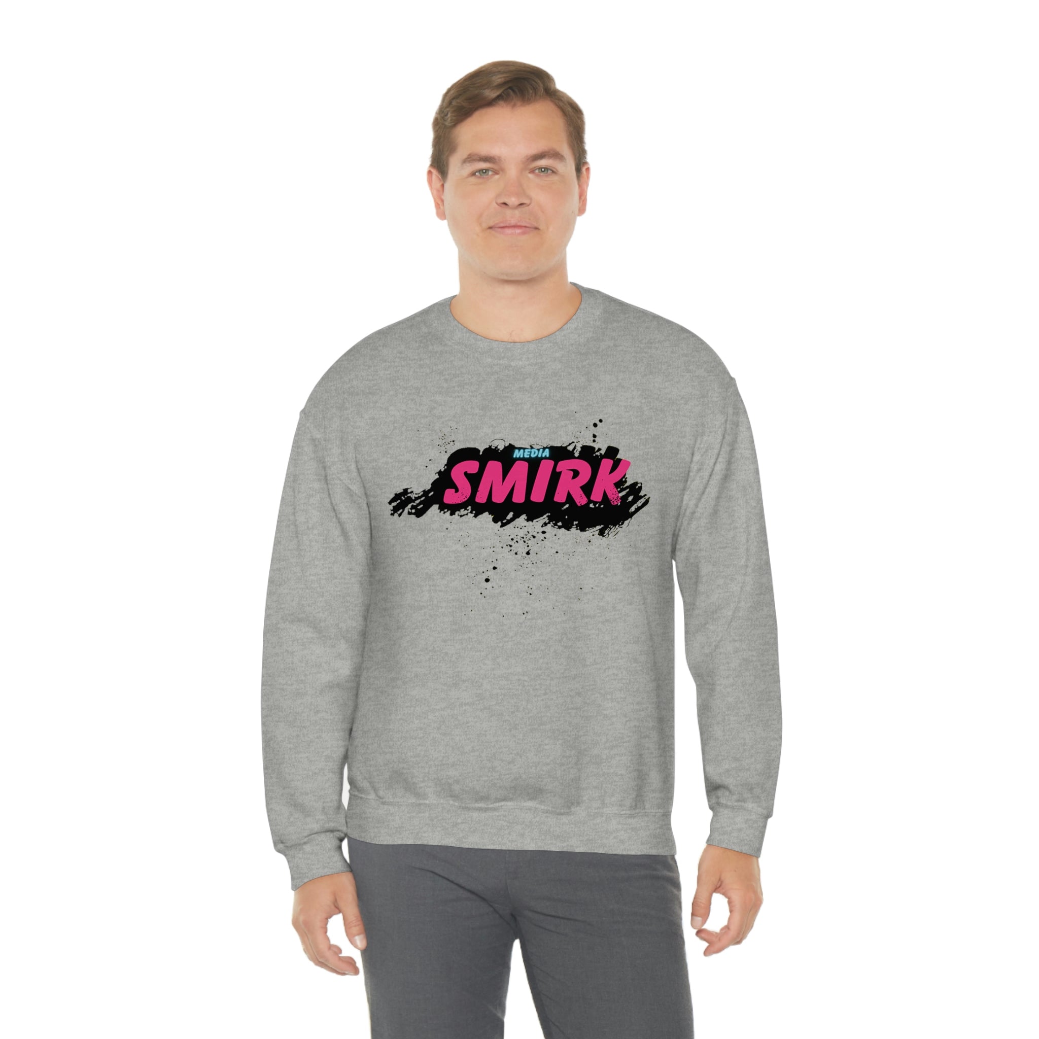 MEDIA SMIRK Crewneck Sweatshirt