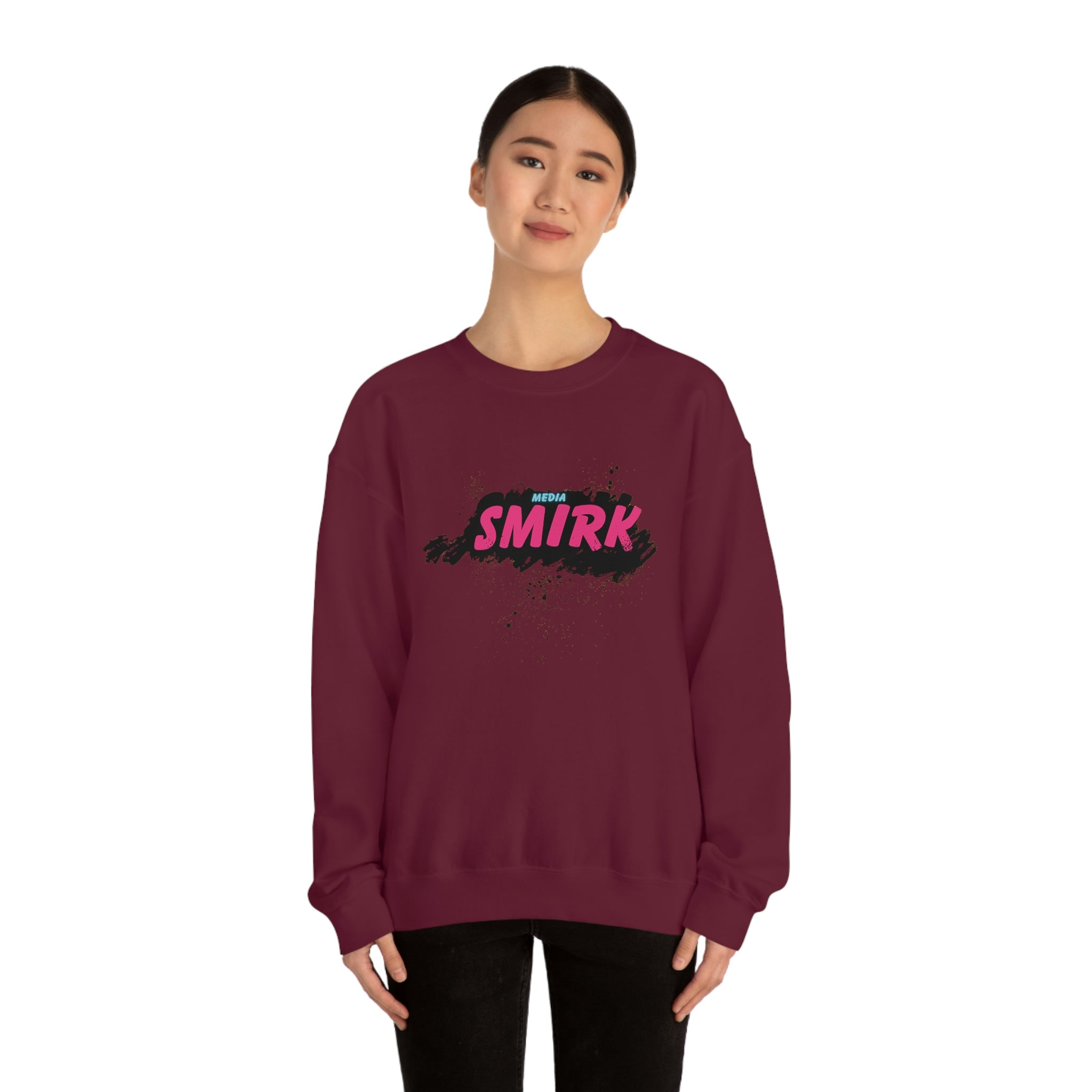 MEDIA SMIRK Crewneck Sweatshirt