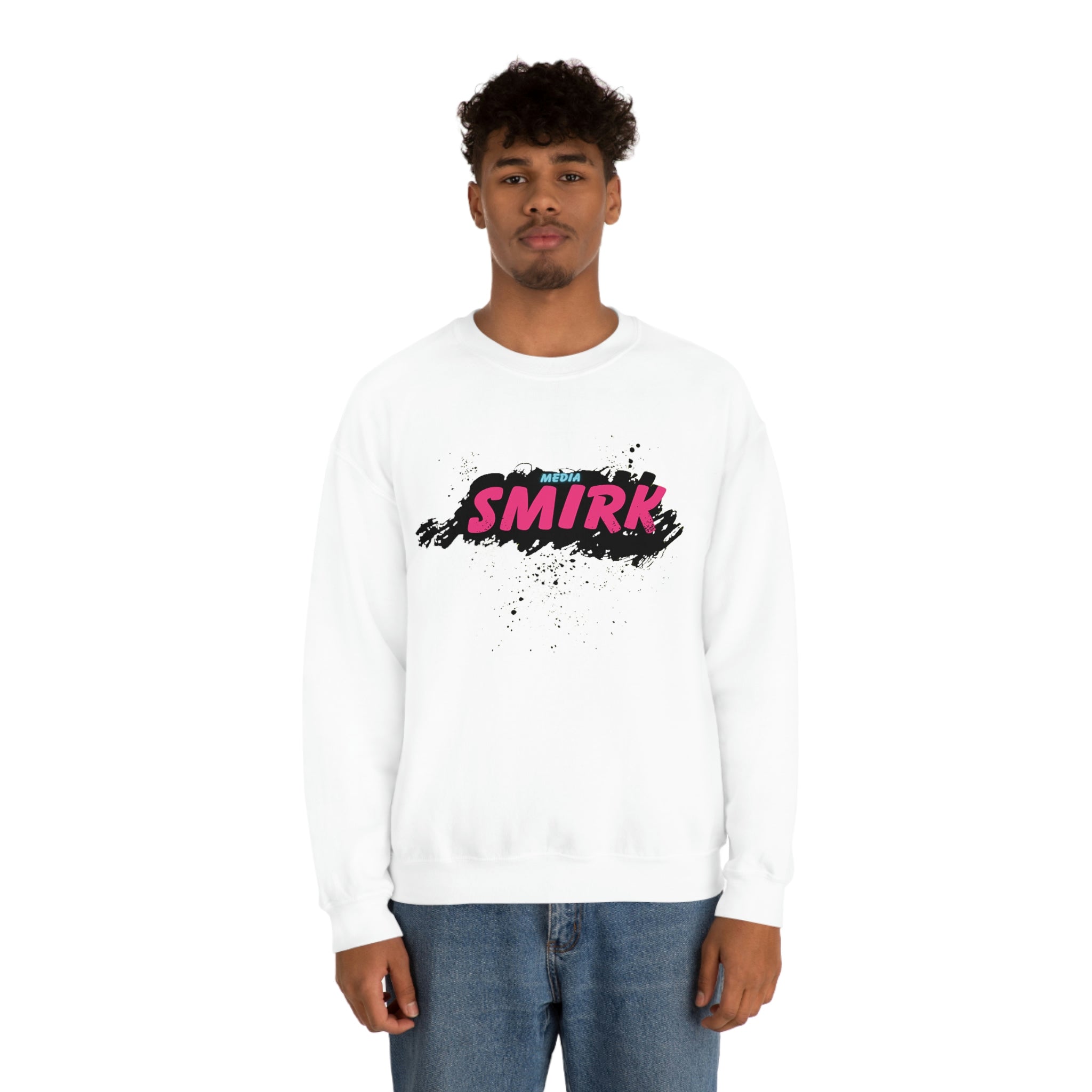 MEDIA SMIRK Crewneck Sweatshirt