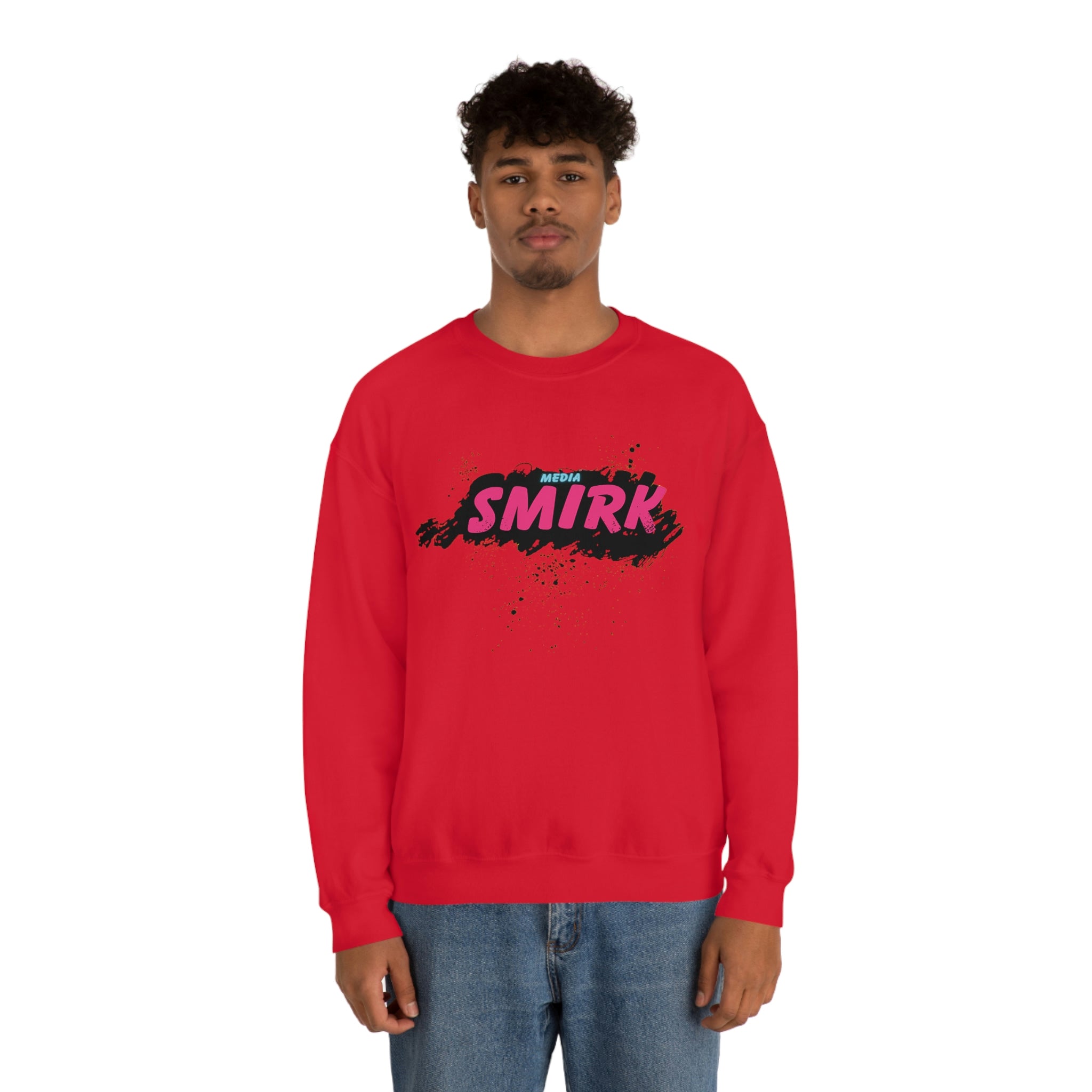 MEDIA SMIRK Crewneck Sweatshirt