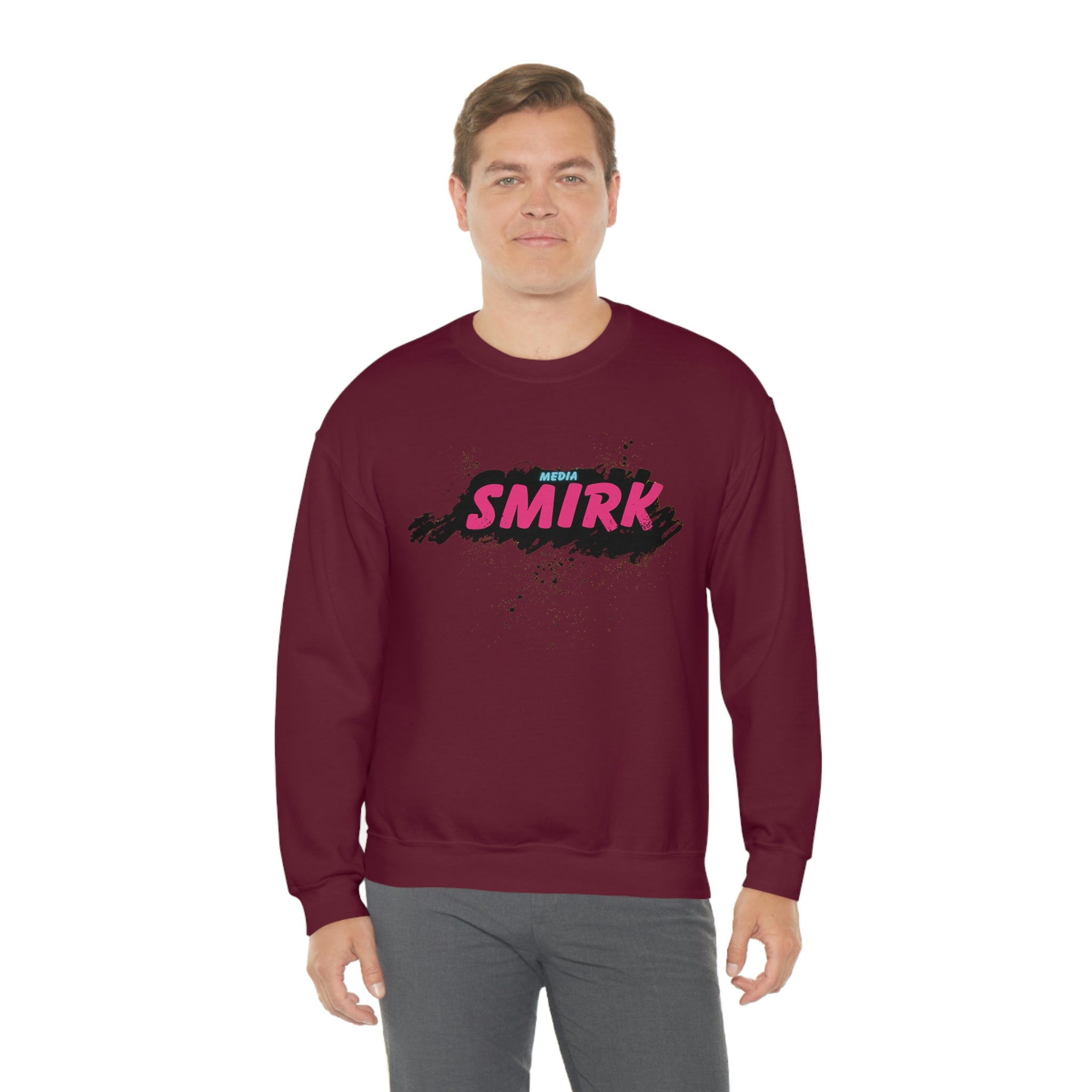 MEDIA SMIRK Crewneck Sweatshirt