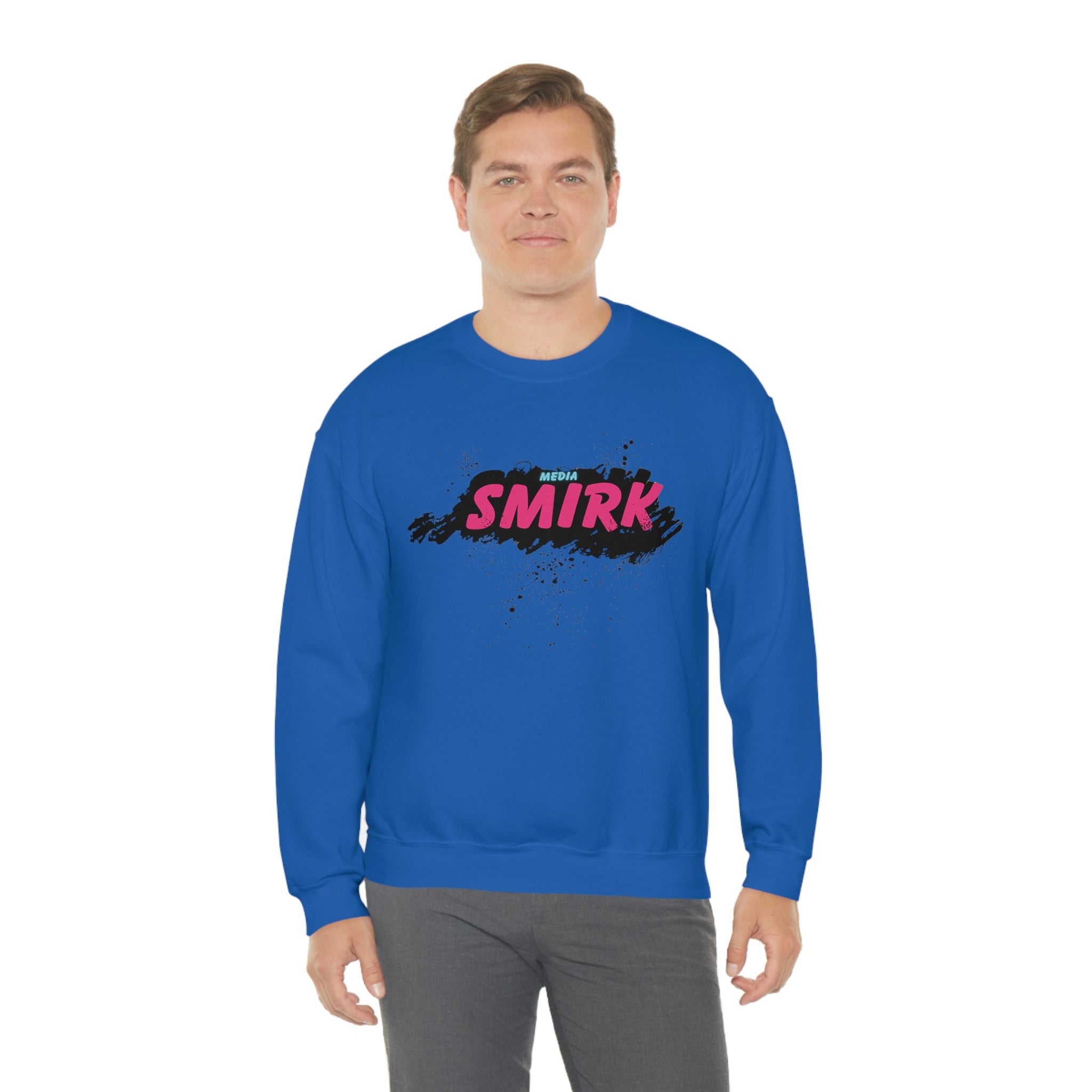 MEDIA SMIRK Crewneck Sweatshirt