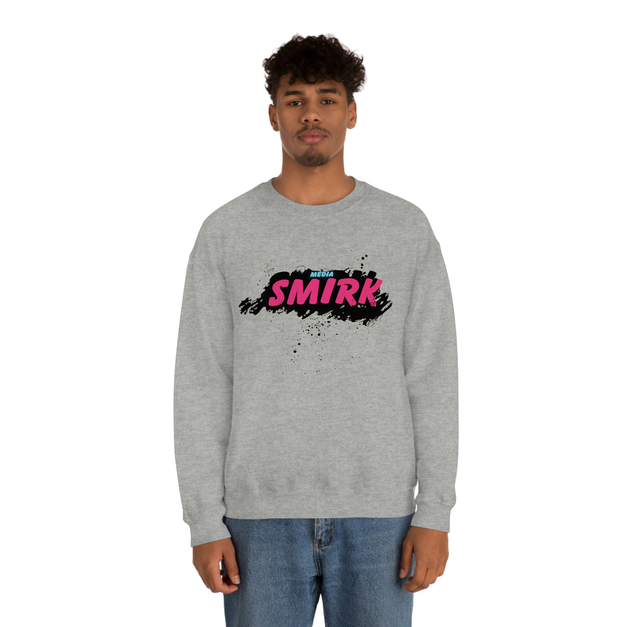 MEDIA SMIRK Crewneck Sweatshirt