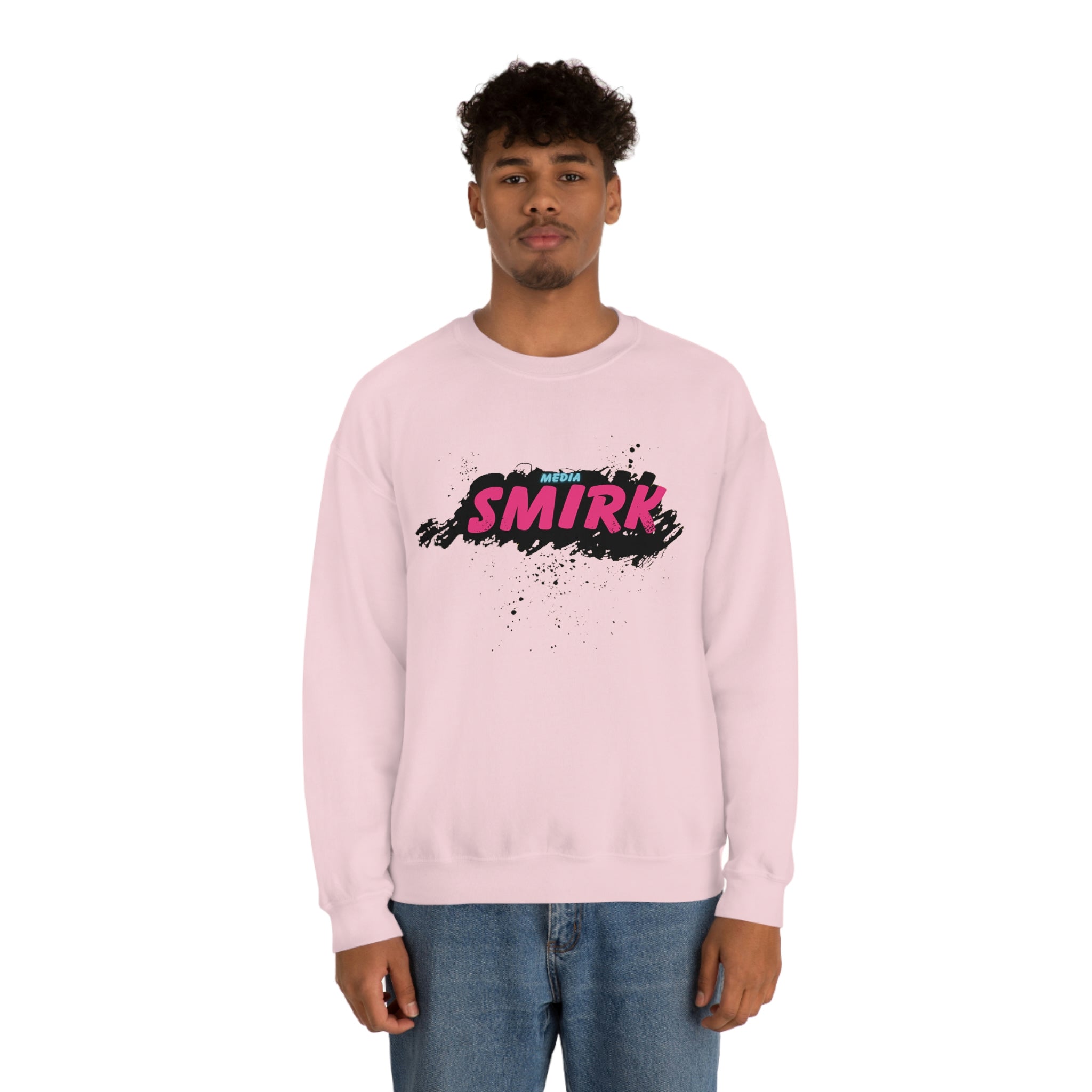 MEDIA SMIRK Crewneck Sweatshirt