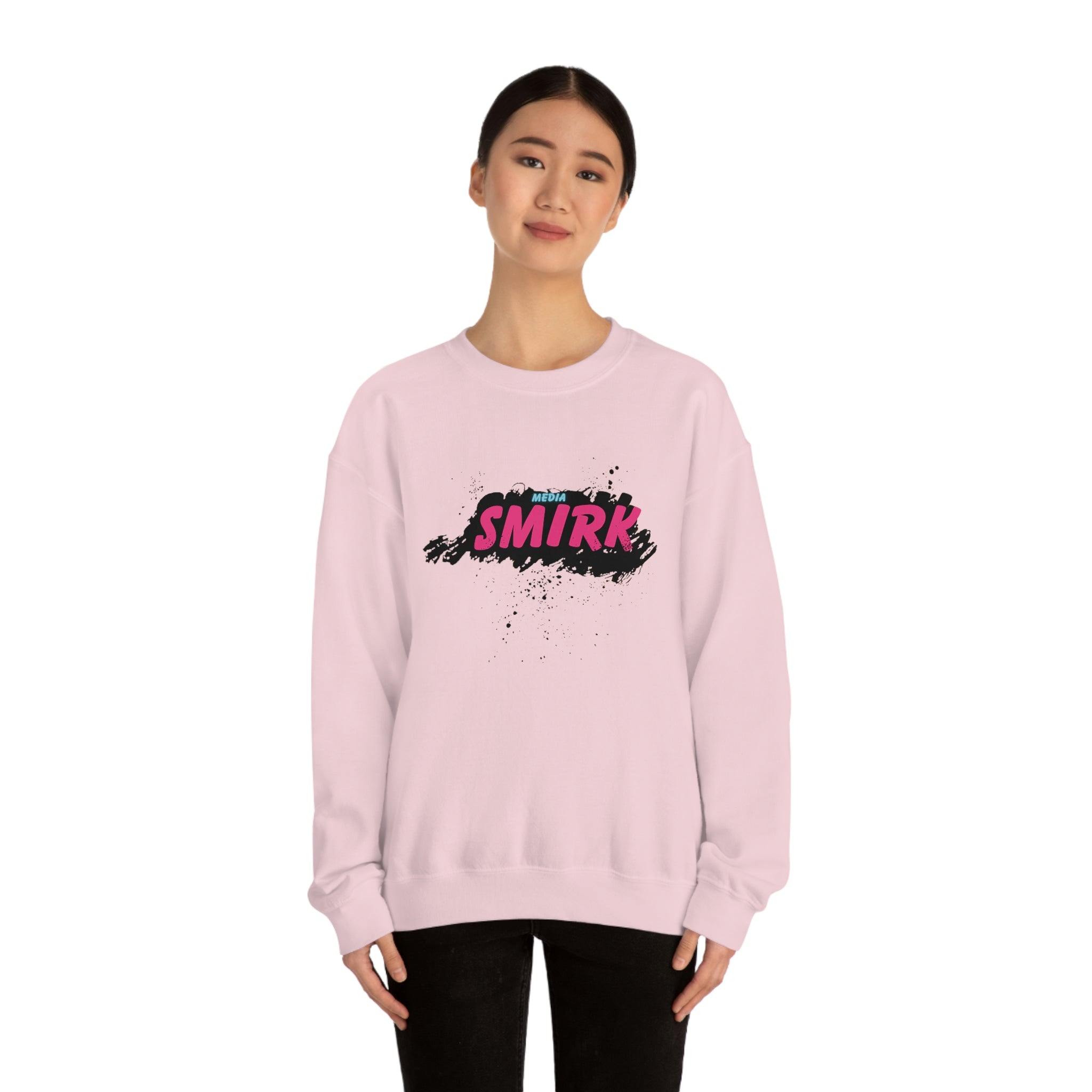MEDIA SMIRK Crewneck Sweatshirt