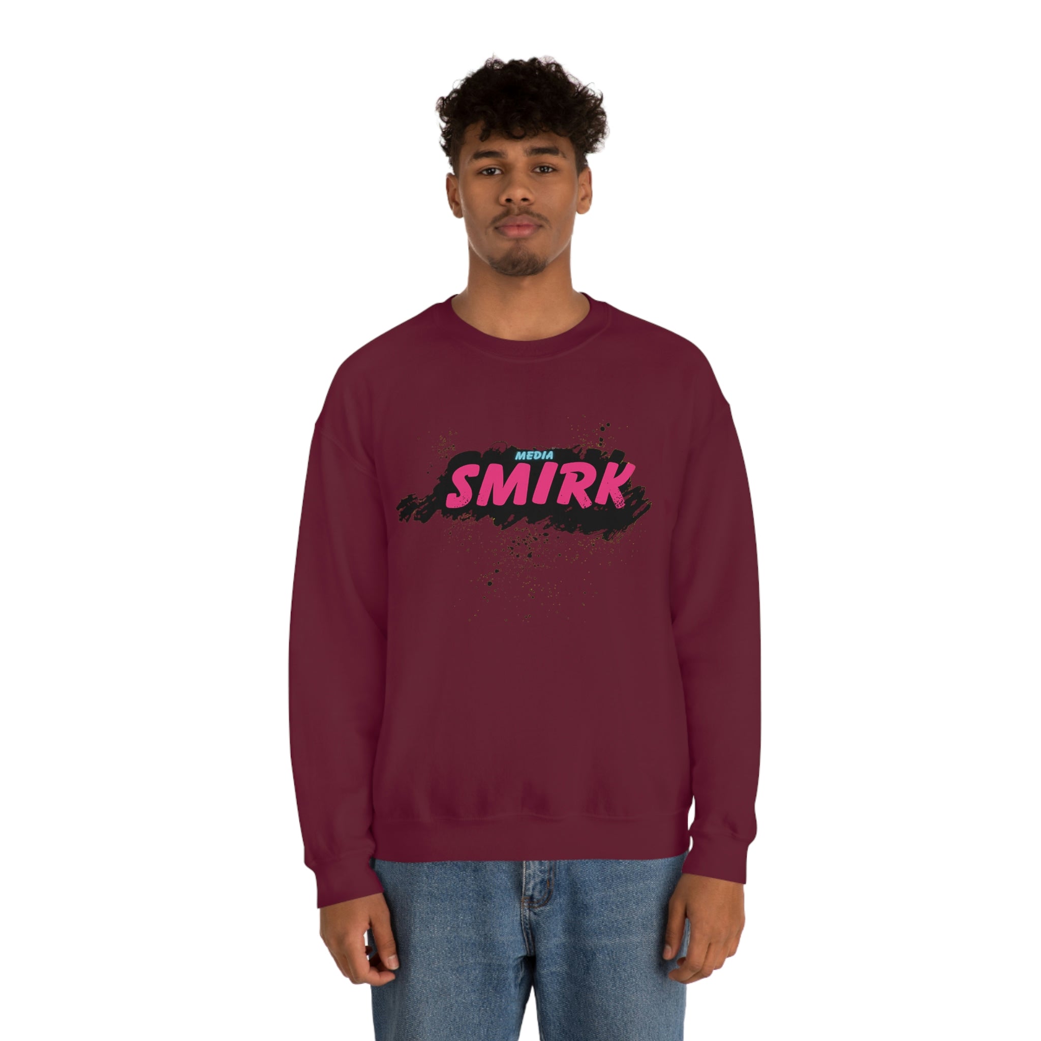 MEDIA SMIRK Crewneck Sweatshirt