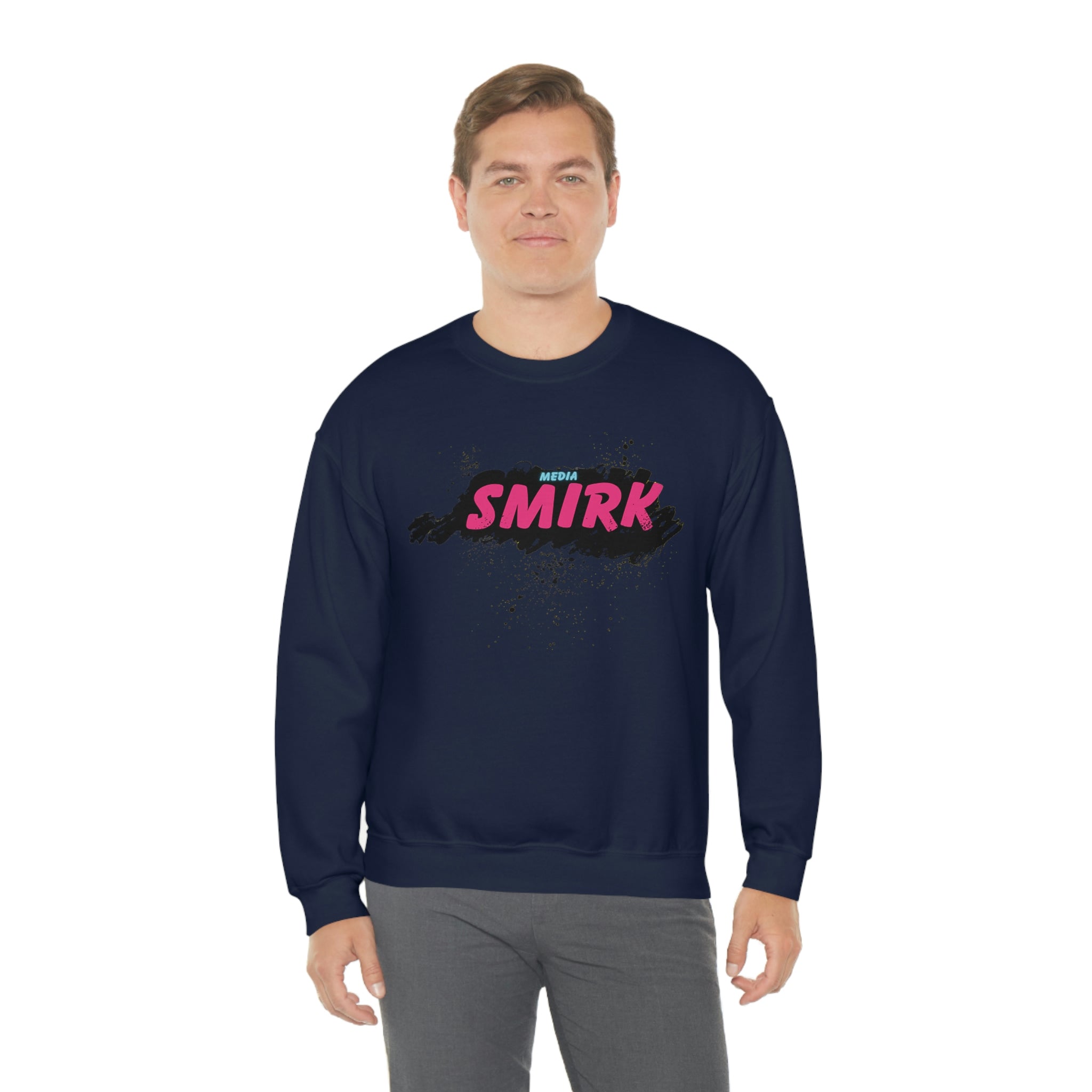 MEDIA SMIRK Crewneck Sweatshirt