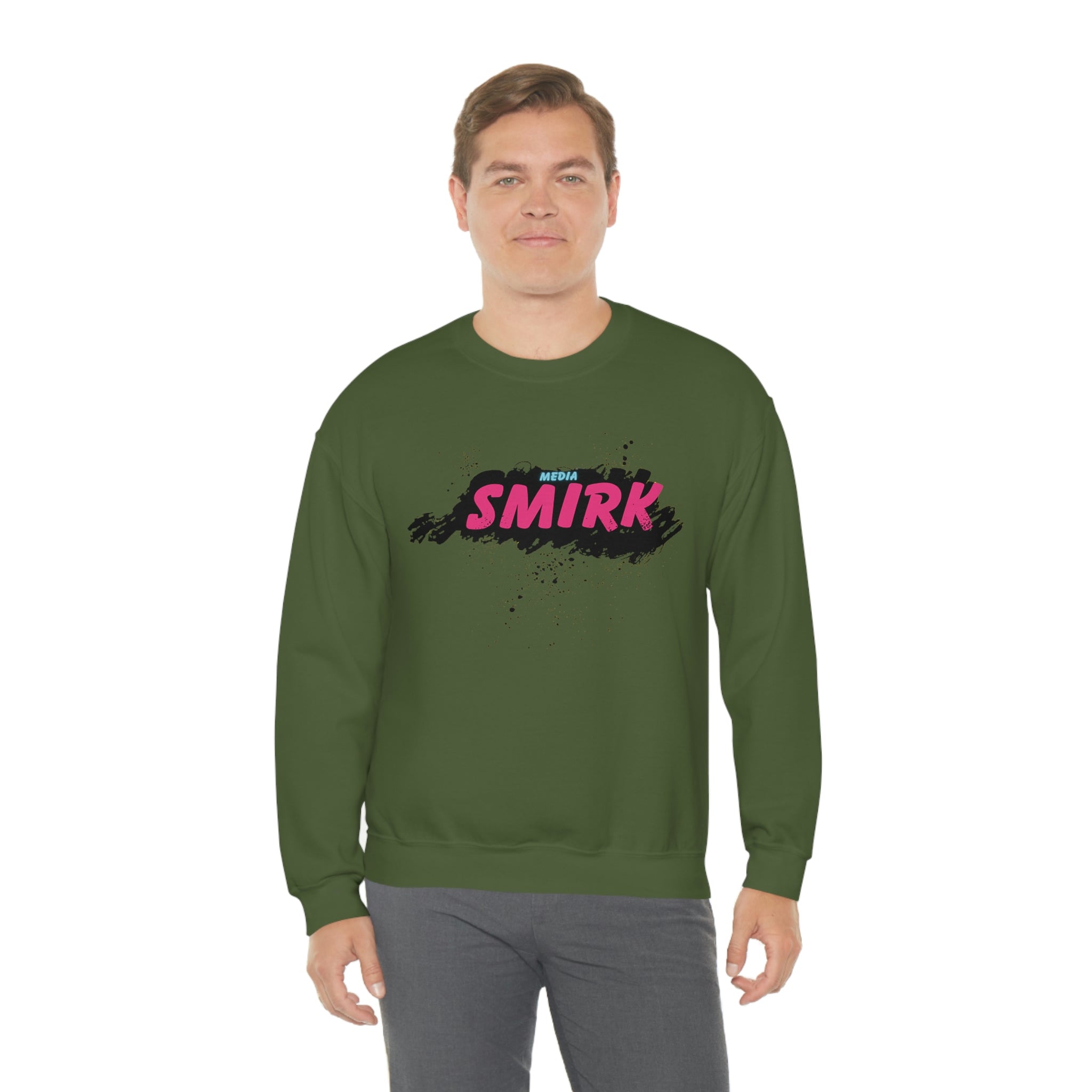 MEDIA SMIRK Crewneck Sweatshirt