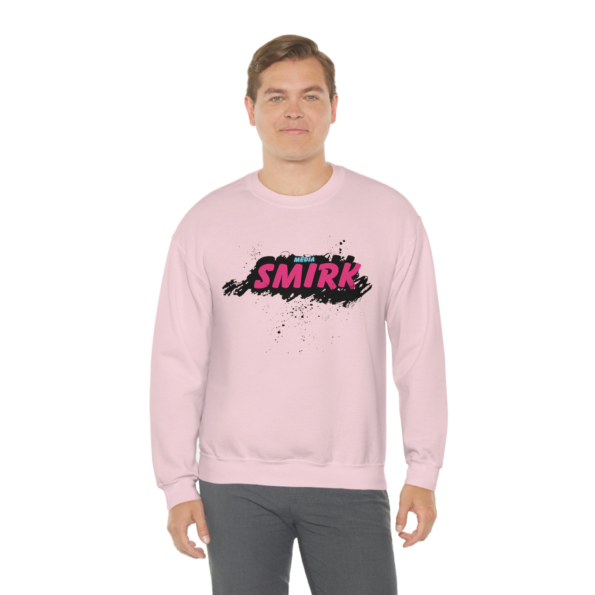 MEDIA SMIRK Crewneck Sweatshirt