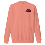 MEDIA SMIRK Premium Embroidered Sweatshirt