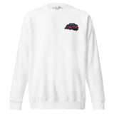 MEDIA SMIRK Premium Embroidered Sweatshirt