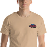 MEDIA SMIRK Embroidered  T-shirt Graphic